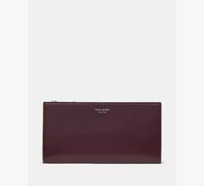 Kate Spade Classic Large Bifold Wallet In Purple