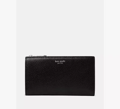 Kate Spade Classic Medium Bifold Wallet In Black