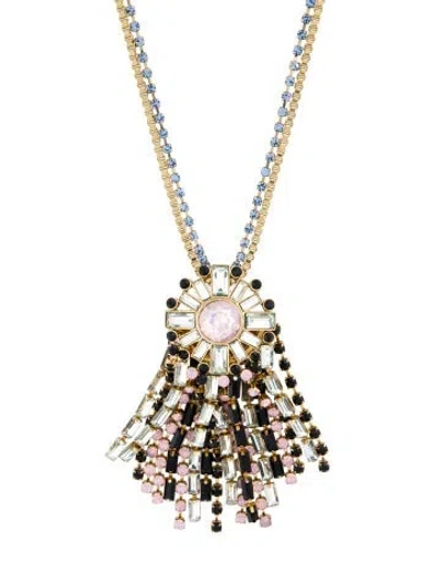 Pre-owned Kate Spade Clink Of Ice Pendant Necklace, 31" In Multi