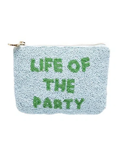 Pre-owned Kate Spade Clutch In Blue