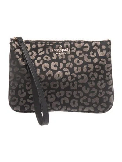 Pre-owned Kate Spade Clutch In Grey