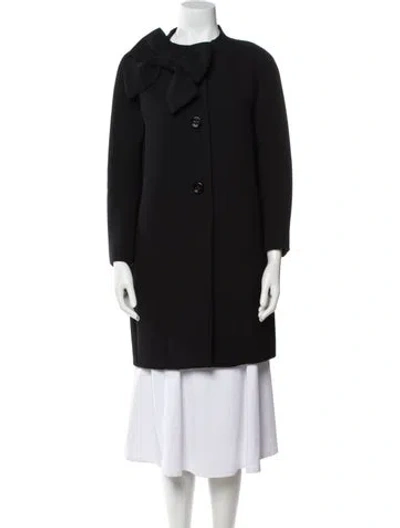 Pre-owned Kate Spade Coat In Black