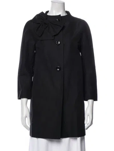 Pre-owned Kate Spade Coat In Black