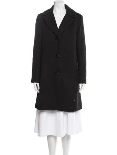 Pre-owned Kate Spade Coat In Black