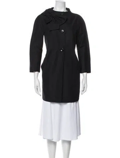 Pre-owned Kate Spade Coat In Black