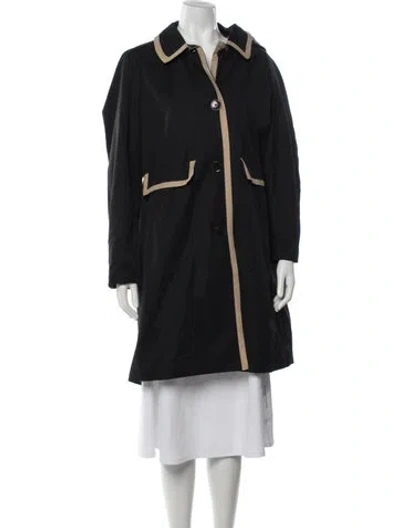Pre-owned Kate Spade Coat In Black