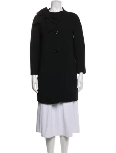 Pre-owned Kate Spade Coat In Black