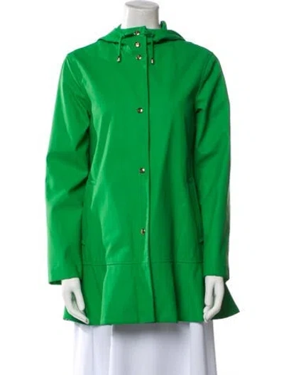 Pre-owned Kate Spade Coat In Green