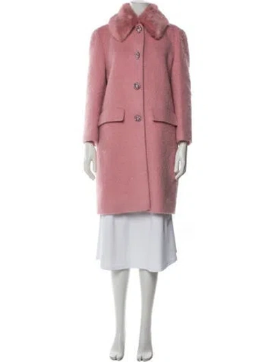 Pre-owned Kate Spade Coat In Pink