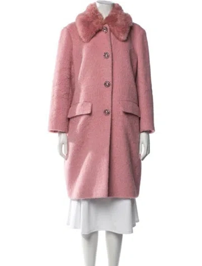 Pre-owned Kate Spade Coat In Pink