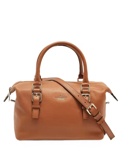 Pre-owned Kate Spade Cobble Hill Sami Satchel Bag In Brown