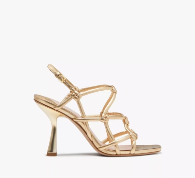 Kate Spade Coco Heels In Light Gold