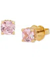 Kate Spade Color Cubic Zirconia Square Stud Earrings