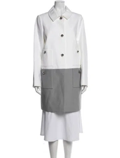 Pre-owned Kate Spade Colorblock Pattern Coat W/ Tags In Multi