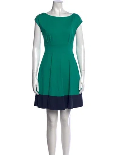 Pre-owned Kate Spade Colorblock Pattern Knee-length Dress In Multi