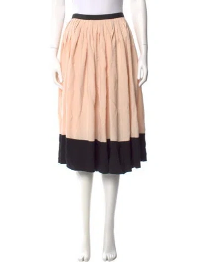 Pre-owned Kate Spade Colorblock Pattern Knee-length Skirt In Pink