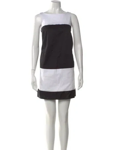 Pre-owned Kate Spade Colorblock Pattern Mini Dress