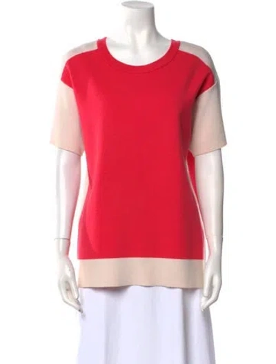 Pre-owned Kate Spade Colorblock Pattern Scoop Neck Sweater In Multi