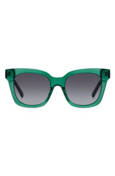 Kate Spade Constance 53mm Gradient Cat Eye Sunglasses In Green