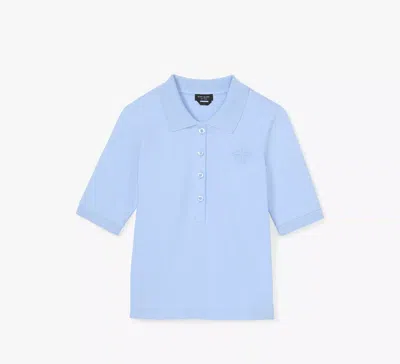 Kate Spade Cotton Polo Shirt In Blue