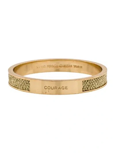 Pre-owned Kate Spade Courage Bangle Bracelet, 8" In Multicolor