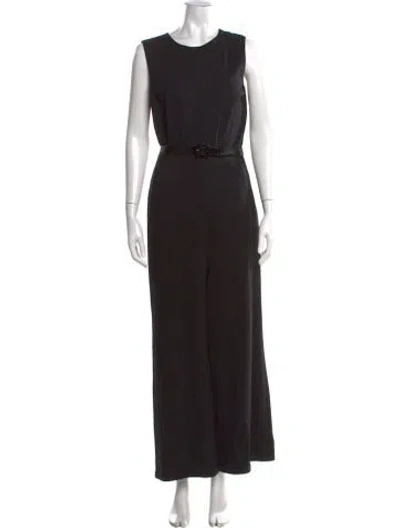 Pre-owned Kate Spade Crew Neck Jumpsuit In Black