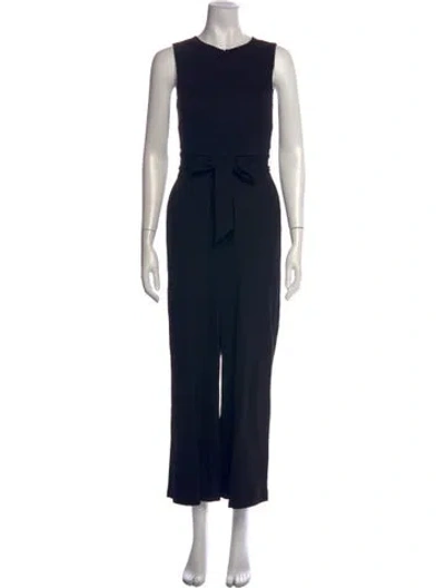 Pre-owned Kate Spade Crew Neck Jumpsuit In Black