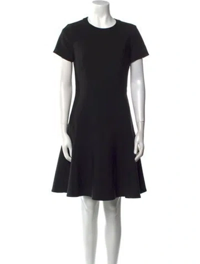 Pre-owned Kate Spade Crew Neck Knee-length Dress In Black
