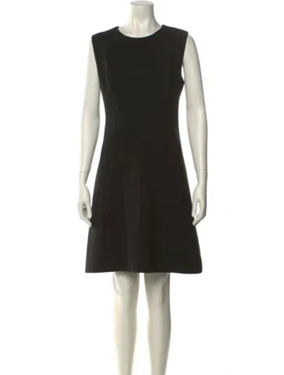 Pre-owned Kate Spade Crew Neck Knee-length Dress In Black