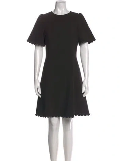 Pre-owned Kate Spade Crew Neck Knee-length Dress In Black