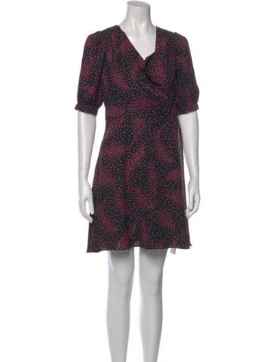 Pre-owned Kate Spade Crew Neck Knee-length Dress In Black