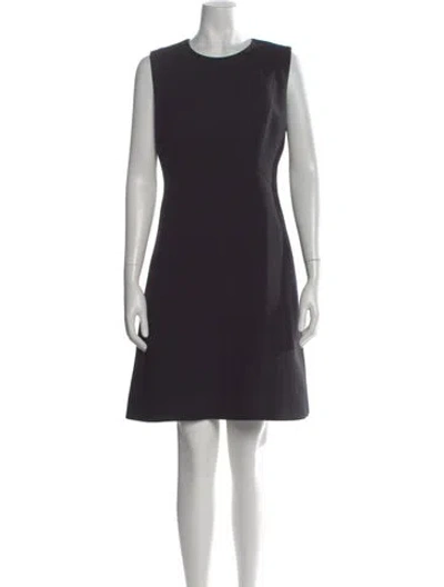 Pre-owned Kate Spade Crew Neck Knee-length Dress In Black