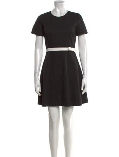 Pre-owned Kate Spade Crew Neck Knee-length Dress In Black