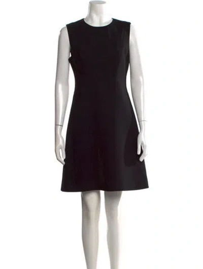 Pre-owned Kate Spade Crew Neck Knee-length Dress In Black