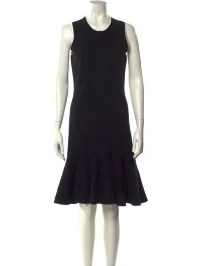 Pre-owned Kate Spade Crew Neck Knee-length Dress In Blue