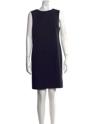 Pre-owned Kate Spade Crew Neck Knee-length Dress In Blue