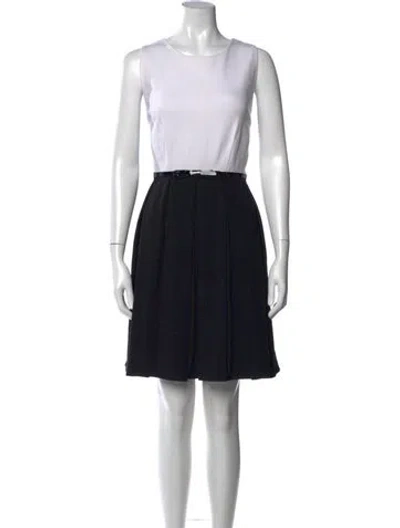 Pre-owned Kate Spade Crew Neck Knee-length Dress In Multi