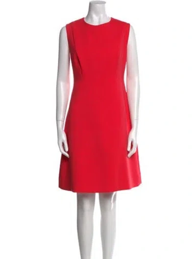 Pre-owned Kate Spade Crew Neck Knee-length Dress In Pink