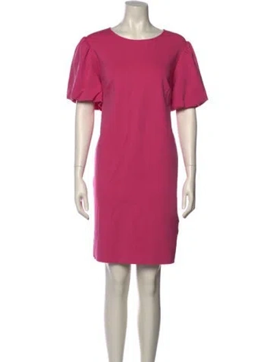 Pre-owned Kate Spade Crew Neck Knee-length Dress In Pink