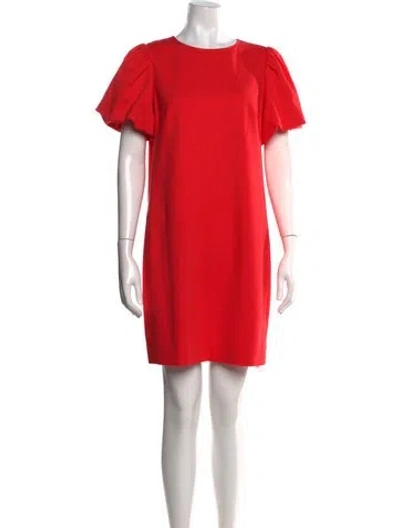 Pre-owned Kate Spade Crew Neck Knee-length Dress In Pink