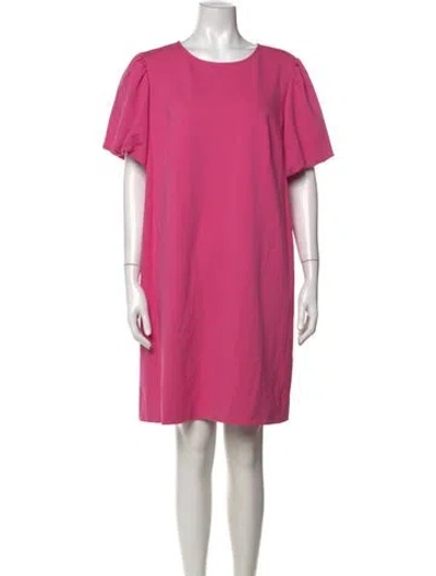 Pre-owned Kate Spade Crew Neck Knee-length Dress In Pink