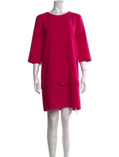 Pre-owned Kate Spade Crew Neck Mini Dress W/ Tags In Pink