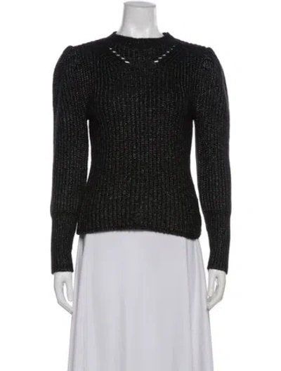 Pre-owned Kate Spade Crew Neck Sweater In Black