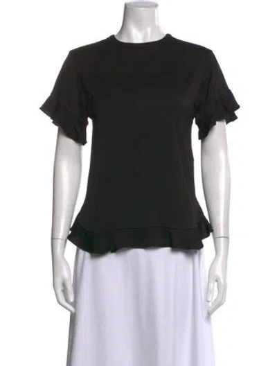 Pre-owned Kate Spade Crew Neck Sweater In Black