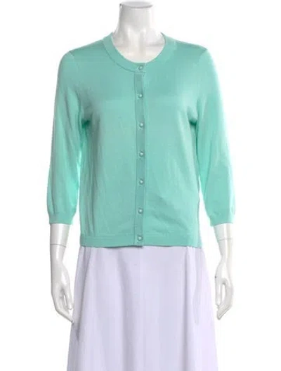 Pre-owned Kate Spade Crew Neck Sweater In Blue