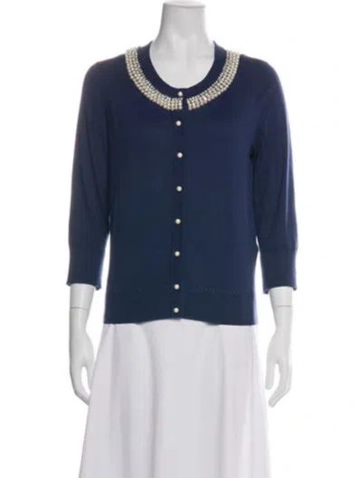 Pre-owned Kate Spade Crew Neck Sweater In Multi