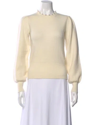 Pre-owned Kate Spade Crew Neck Sweater In Neutral