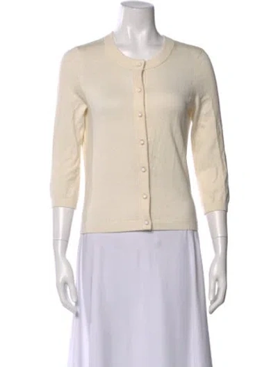 Pre-owned Kate Spade Crew Neck Sweater In Neutral