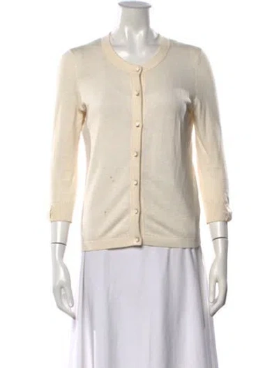Pre-owned Kate Spade Crew Neck Sweater In Neutrals