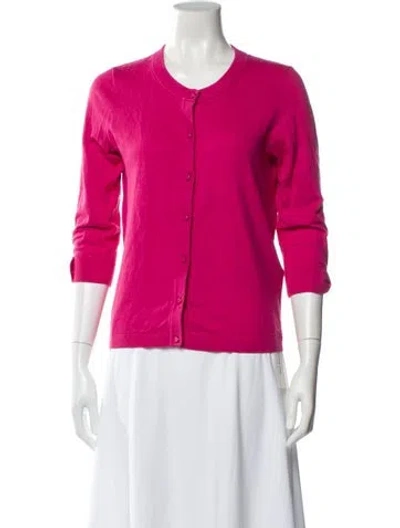 Pre-owned Kate Spade Crew Neck Sweater In Pink